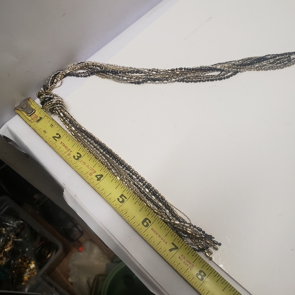 Alfani Long Multi Tone Knot Necklace - Picture 3 of 8